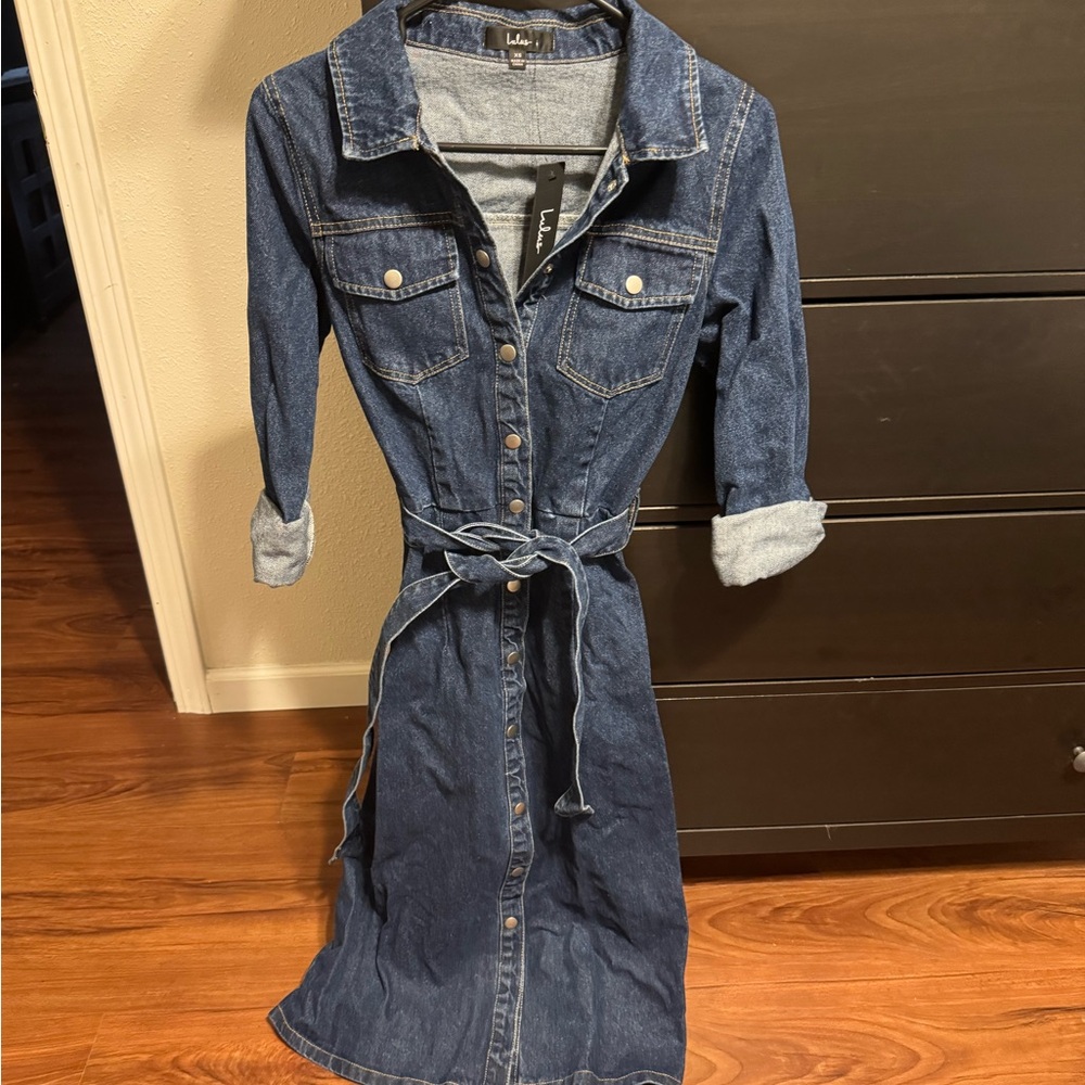 Denim dress